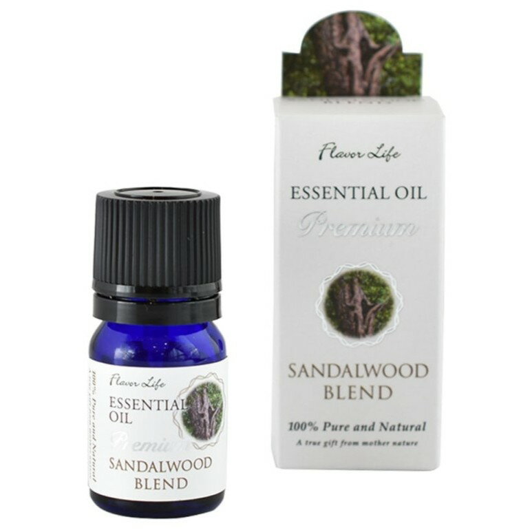 【ネコポス/ポスト投函】フレーバーライフ プレミアムブレンドエッセンシャルオイル サンダルウッドブレンド 3mL 白檀“サンダルウッド”を贅沢に配合したブレンド精油 オリエンタル調の神聖な香り Flavor Life 精油 アロマ アロマテラピー玄関 寝室 リビング 正規品