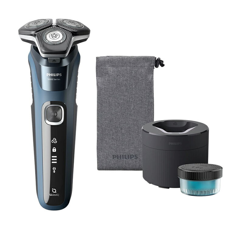 Philips フィリップス ウェット＆ドライ電動シェーバー S5880-60 S5880/60 Philips shaver 5000 Series 回転式 洗浄器付 充電式【北海道・沖縄・離島配送不可】
