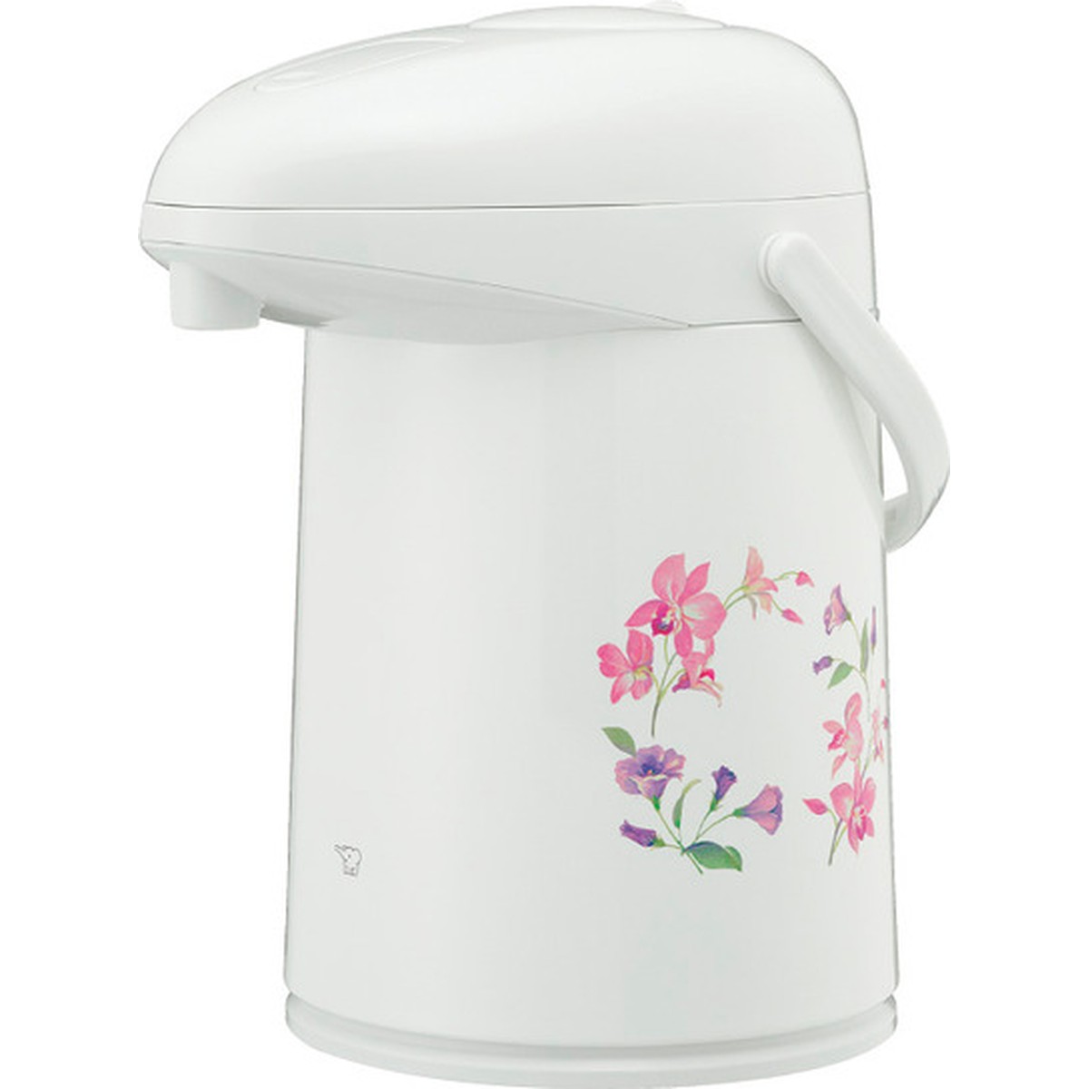 Rakuten - 象印 ZOJIRUSHI 押すだけポット(ガラス) ガラスエアーポット AB-RC22-FW 2.2L ガラスまほうびん リースフラワー【北海道・沖縄・離島配送不可】