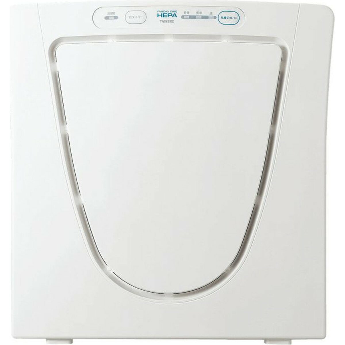 ツインバード TWINBIRD 空気清浄機 ファンディファイン ヘパ AC-4238W 12畳タイプ ハウスダスト99.97 除去 脱臭フィルター付き ホワイト【北海道 沖縄 離島配送不可】
