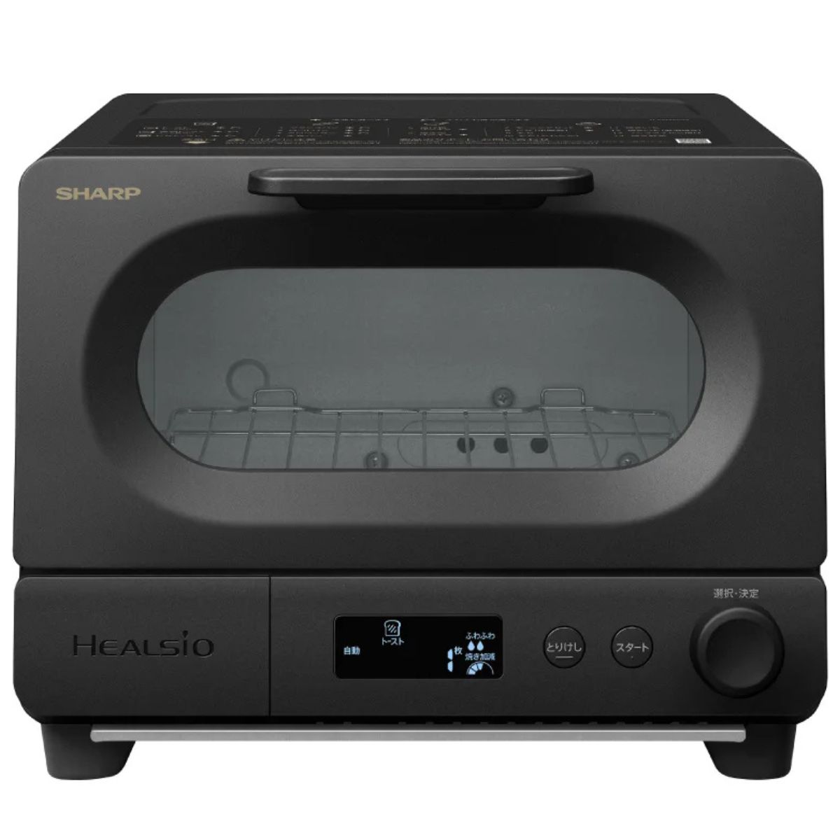 SHARP - シャープ SHARP ヘルシオ ウォーターオーブントースター AX-WT1-B スマートクラフトデザイン ブラック【北海道・沖縄・離島配送不可】