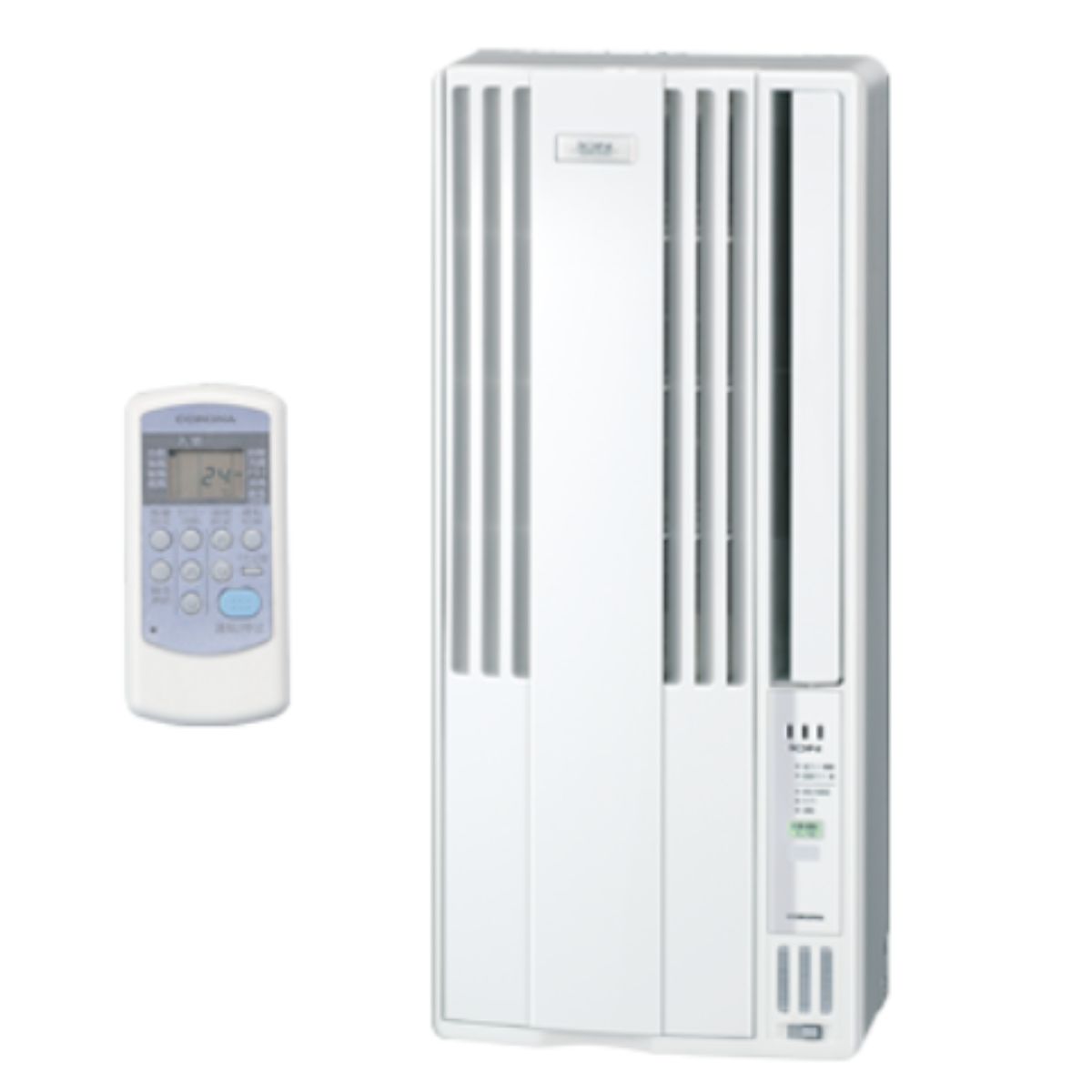 乐天商城 - 【5月13日入荷予定】CORONA コロナ CW-1626R-WS リララ ウインドエアコン 窓用エアコン 冷房専用 4～6畳用 マイナスイオン発生装置付 2026年モデル シェルホワイト【北海道・沖縄・離島配送不可】