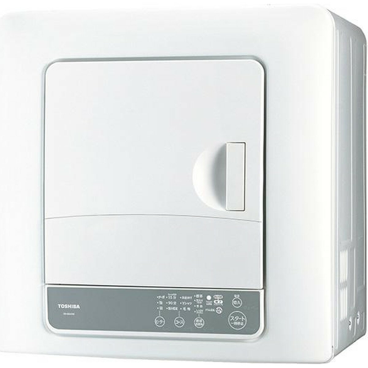 Rakuten - 【5/10エントリーで当店最大P6倍】東芝 TOSHIBA 衣類乾燥機 ED-60A4-W 乾燥容量 6.0kg ピュアホワイト【北海道・沖縄・離島配送不可】