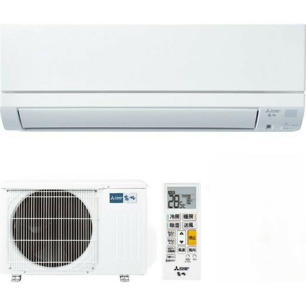 Rakuten - 【5/1エントリーP4倍＆最大2000円クーポン対象】三菱電機 MITSUBISHI MSZ-GE2525-W ルームエアコン 霧ヶ峰 GEシリーズ 冷暖房とも主に8畳程度 2.5kW ピュアホワイト 軒先配送のみ【北海道・沖縄・離島配送不可】