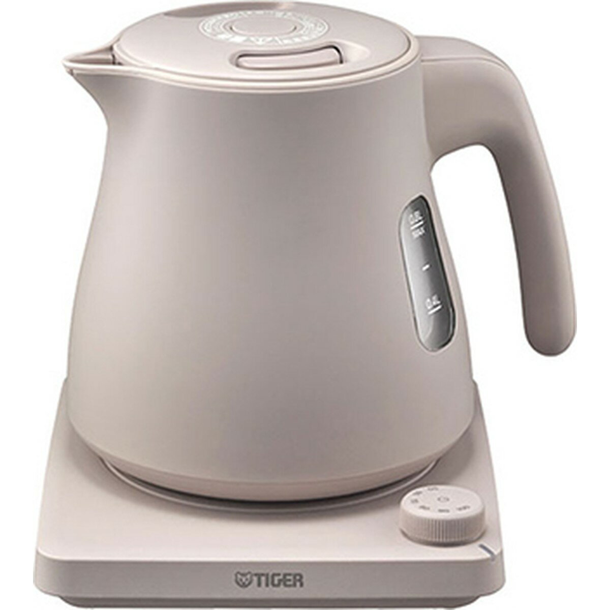 Rakuten - 【4/25エントリー当店最大P5倍】 TIGER タイガー PTV-A080-CB 蒸気レス電気ケトル QUICK＆SAFE＋ 0.8L 温度調節機能つき ブロンドベージュ【北海道・沖縄・離島配送不可】