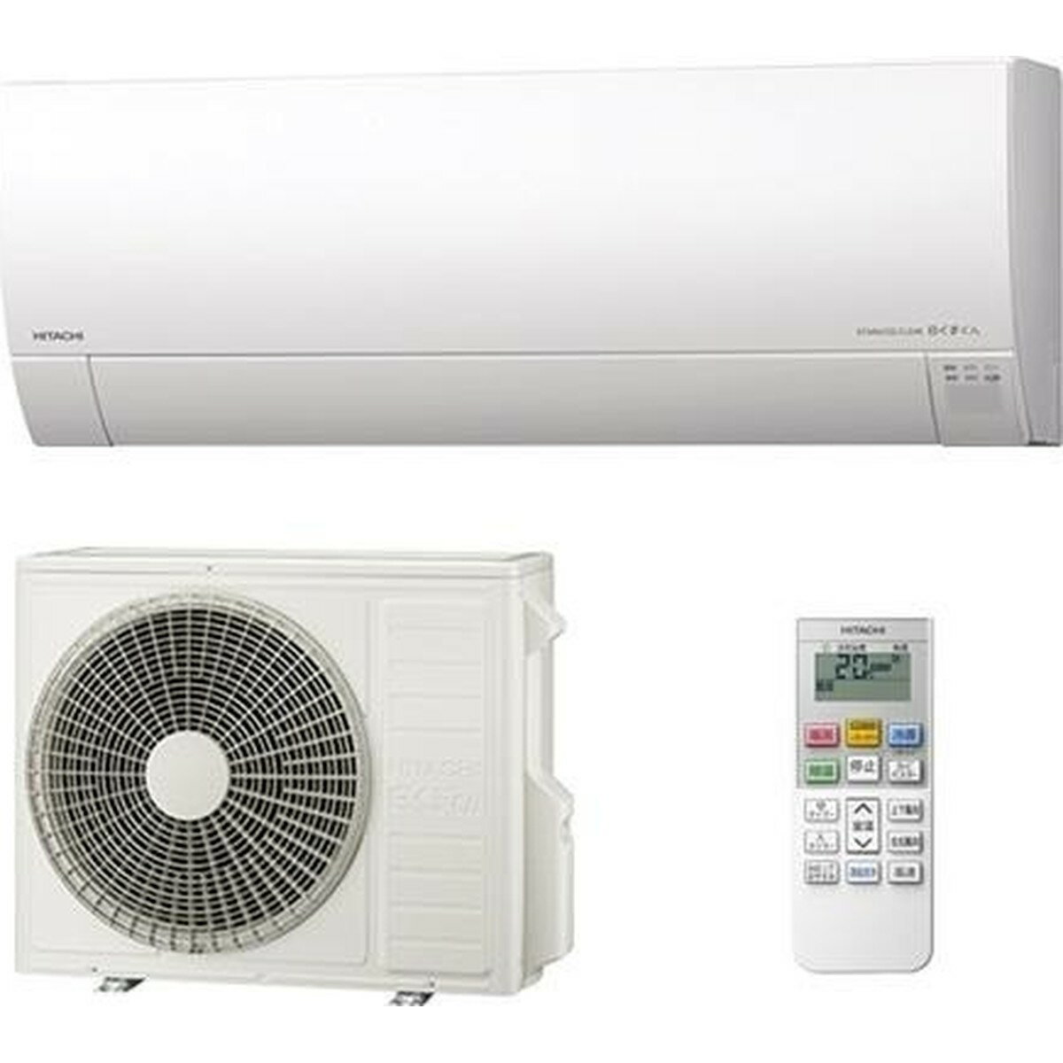 Rakuten - 日立 HITACHI ルームエアコン 白くまくん RAS-MJ5625D-W 冷暖房18畳程度 5.6kW 単相200V【北海道・沖縄・離島配送不可】