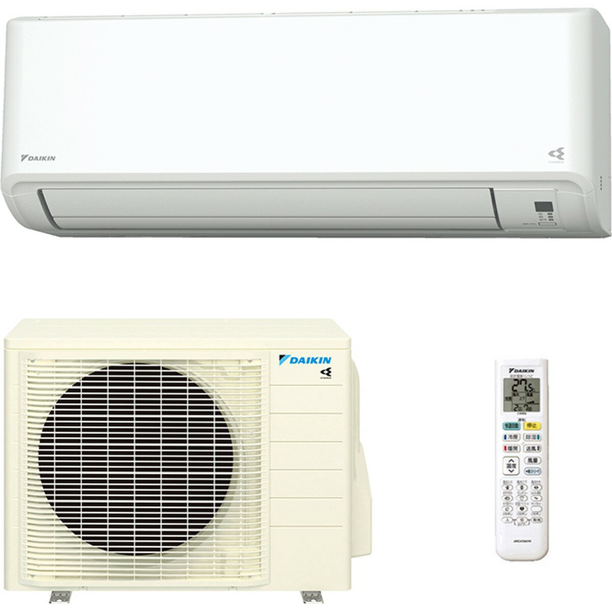 Rakuten - 【5/1エントリーP4倍＆最大2000円クーポン対象】ダイキン DAIKIN ルームエアコン S254ATGS-W GXシリーズ 2024年モデル 主に8畳程度 2.5kW 軒先配送のみ【北海道・沖縄・離島配送不可】
