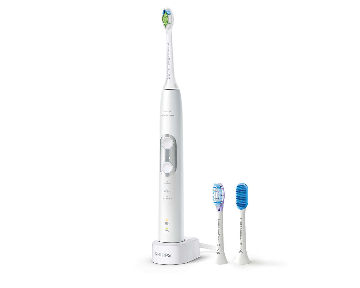 ソニッケアー 電動歯ブラシ Philips フィリップス 充電式電動歯ブラシ HX6877-56 Sonicare ソニッケアー プロテクトクリーン プレミアム ホワイト HX6877/56【北海道・沖縄・離島配送不可】