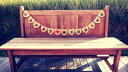 フォトプロップス ハートプレート(JUSTMARRIED)/(HAPPY WEDING) BROWN 結婚式・二次会・誕生日会 写真 小道具 ガーランド 花見 お花見 パーティーグッズ 宴会グッズ 余興