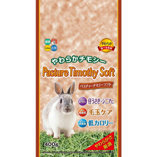 パスチャーチモシーソフト 400gうさぎ 小動物 仔ウサギ 仔うさぎ シニア チモシー 牧草 ソフト 柔らかい ハイペット