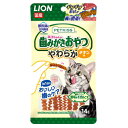 当店全品ポイント5倍♪お買い物マラソンPETKISS ネコちゃんの歯みがきおやつ やわらか チキン味 14g猫用 猫 ネコ おやつ 歯みがき ハミガキ ライオン LION ペットキッス