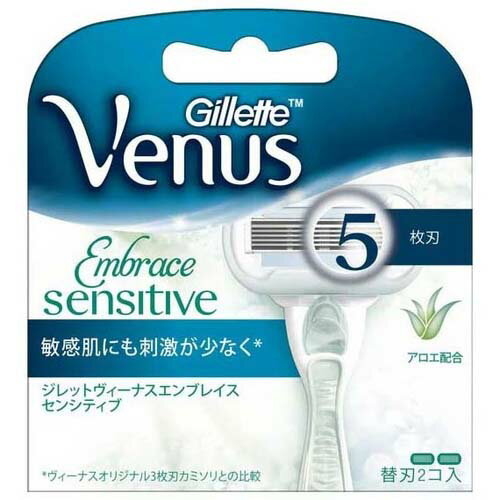 P＆Gジャパン ジレット ヴィーナスエンブレイスセンシティブ 替刃 2個入P&G ジレット ヴィーナス 替刃