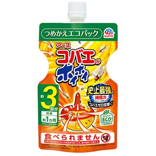 アース コバエがホイホイ つめかえエコパック 117gアース 詰め替え