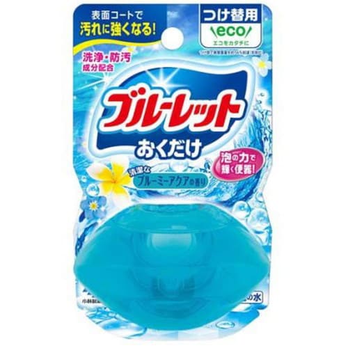 小林製薬 液体ブルーレットおくだけ つけ替用 清潔なブルーミーアクアの香り 70mLトイレ用 洗浄 付け替え 置くだけ