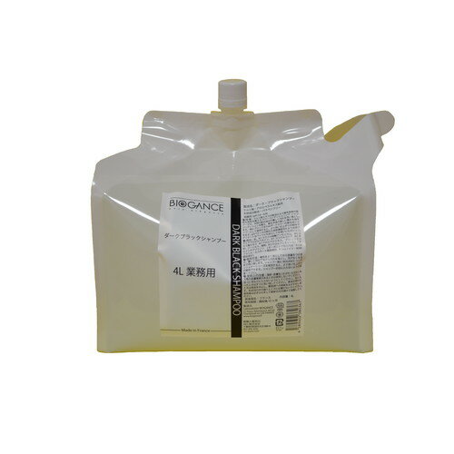 INO(イーノ) BIOGANCE(バイオガンス) ダーク・ブラックシャンプー 4L黒毛用 被毛艶出し フランス製 フランス発 自然な発色