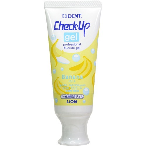 ライオン チェックアップ ジェル バナナ 60g Check-Up gel 医薬部外品歯科専売 チェックアップジェル フッ素 フッ素…