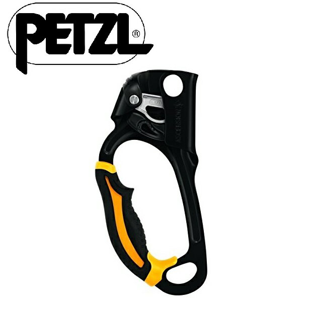 PETZL ペツル Ascension Ascender アッセンション アッセンダー B17ALA L  左手用 Left hand (black/yellow)