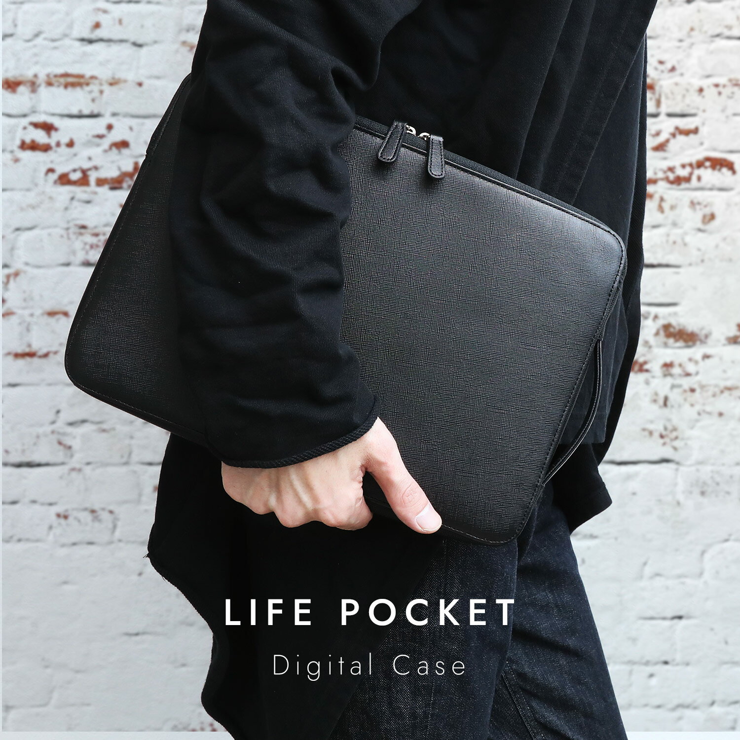 楽天LIFE POCKET 楽天市場店360°超強保護 PC バッグ 本革 LIFE POCKET Digital Case 【ノートパソコン ノートPC パソコン ケース スリーブ PCケース 13 13.3 13.6 14 15 15.6 16インチ 型 インナーケース MacBook Air Pro M2 M1 2022 2023 Surface 衝撃防止 学校 在宅 通勤 通学 紛失防止 MAMORIO】