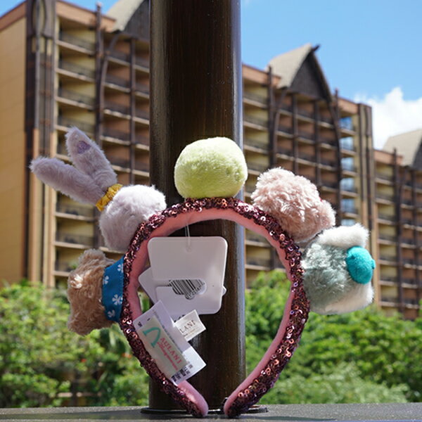 オル ステラルー Hawaii ステラルー ジェラトーニ カチューシャ ダッフィー フレンズカチューシャ ハワイ直輸入 Aulani ダッフィー ロングビーチ アウラニディズニー限定 シェリーメイ ダッフィー Beach Asu Disney 正規品 個数限定 Long