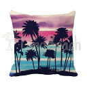  ピローカバー Pillow Covers/Sunset Palms サンセット ヤシの木