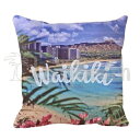 [SEVEN ISLAND] 【PC-073HI】ピローカバー Pillow Covers/Waikiki ワイキキ【ピローカバー】【クッションカバー】【アロハ】【ハワイ】..