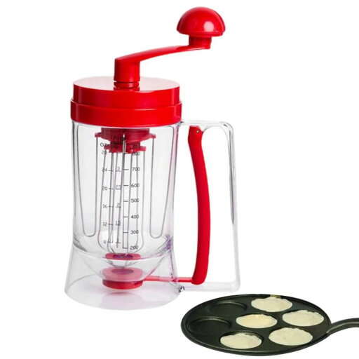 バッターディスペンサー 粉つぎ器 たこ焼き 鯛焼き ロート 漏斗 小麦アロケーター かき混ぜ器 透明チャンバー レバーを引くだけで注げる たこ焼き作り パンケー バッターディスペンサー 粉つぎ器 たこ焼き 鯛焼き ロート 漏斗 小麦アロケーター かき混ぜ器 透明チャンバー レバーを引くだけで注げる たこ焼き作り パンケー