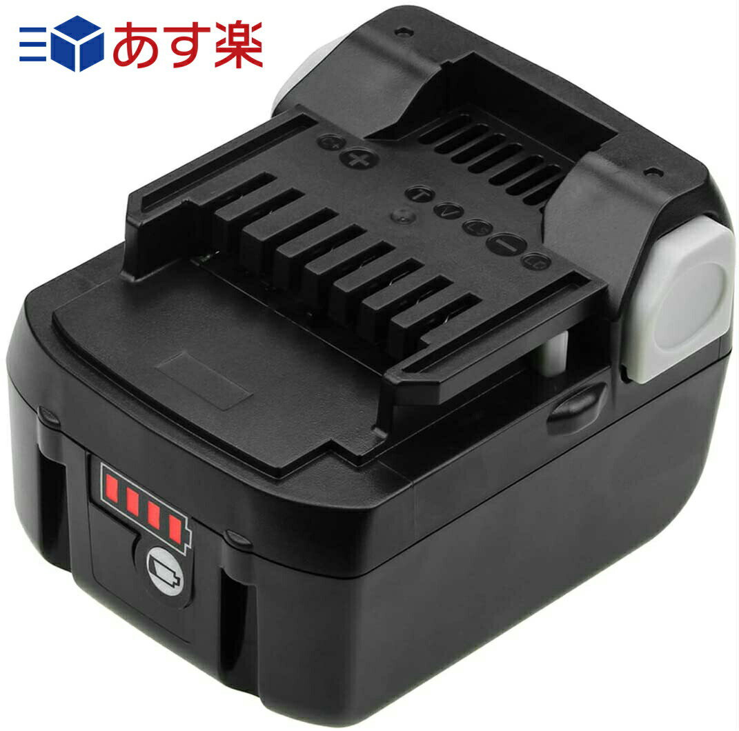 日立 BSL1460B ハイコーキ 互換バッテリー 14.4V 6000mAh リチウムイオン電池 残量表示付き 電動工具用 for Hitachi 329083 329877 329901 BSL1415 BSL1430 BSL1450 BSL1460対応 Li-ion 全新高品質セル搭載 3ヶ月～1年間保証可能