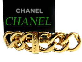 未使用シャネルゴールドチェーンバレッタ髪留め97年製0322【】CHANELヴィンテージアクセサリーデットストック