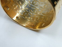 美品シャネルCHANELゴールドバングルブレスココマーク0360【】アクセサリー