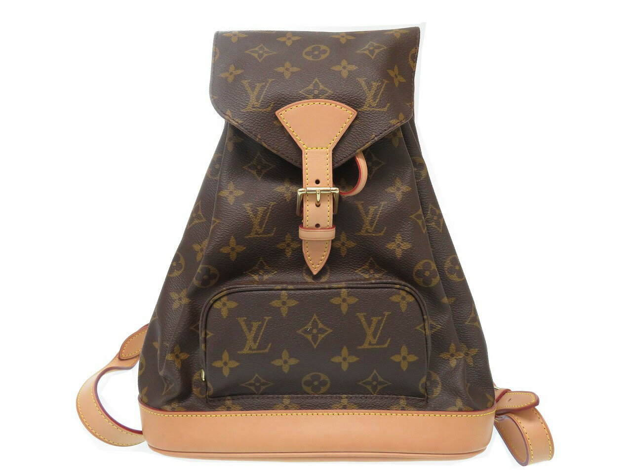 新品同様 ルイヴィトン モノグラム モンスリ MM M51136 リュック・デイパック 0219【中古】LOUIS VUITTON