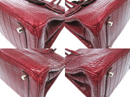 美品 エルメス バーキン30 ニロティカス マット ルージュアッシュ ハンドバッグ □F刻印 0188【中古】HERMES 2002年製 赤