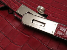 美品 エルメス バーキン30 ニロティカス マット ルージュアッシュ ハンドバッグ □F刻印 0188【中古】HERMES 2002年製 赤