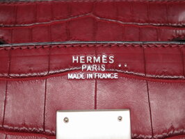 美品 エルメス バーキン30 ニロティカス マット ルージュアッシュ ハンドバッグ □F刻印 0188【中古】HERMES 2002年製 赤
