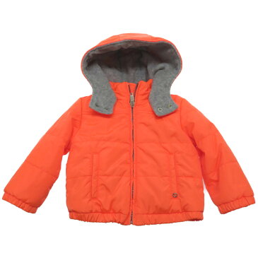 美品 グッチ ベビー/キッズ ダウンジャケット ナイロン/フリース 3/6m オレンジ 0180【中古】GUCCI