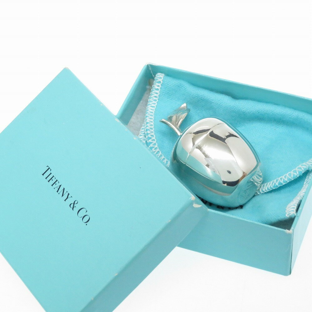 美品 ティファニー シルバー925 アップルモチーフ マルチケース シルバー925 小物入れ 0156 マルチケース 中古 Tiffany Co ｌｉｆｅ ティファニー ｔｉｍｅ店
