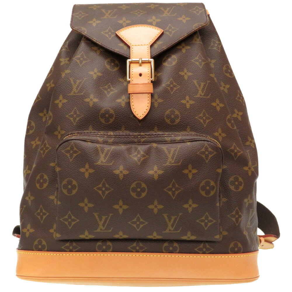 新品同様 ルイヴィトン モノグラム モンスリGM M51135 リュックサック バッグ バックパック 0186 【中古】 LOUIS VUITTON