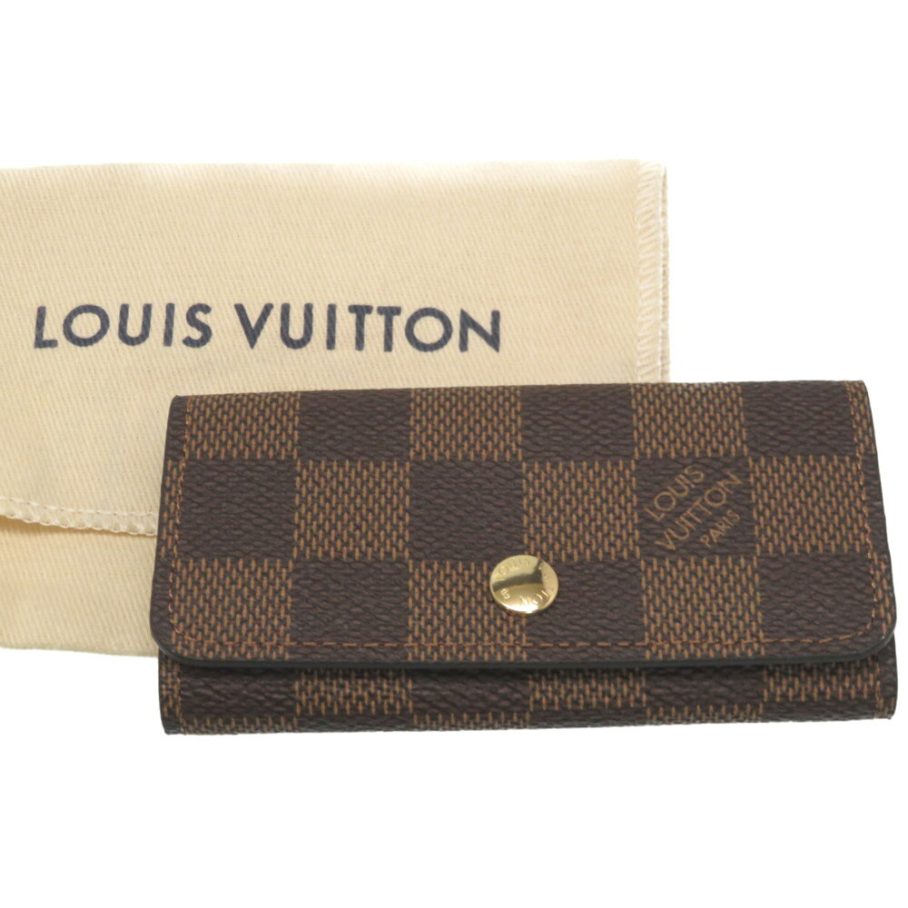 ダミエ ｔｉｍｅ店 Louis ミュルティクレ4 キーケース ルイヴィトン ミュルティクレ4 Lv キーホルダー 0095lt Vuitton ｌｉｆｅ キーホルダー キーケース 未使用 年製 中古 N 海外ブランド キーホルダー Centuria Ec