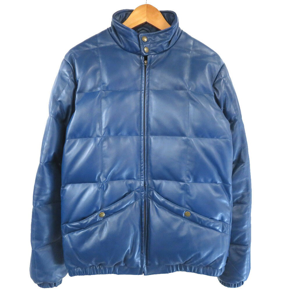 50 Off 美品 シュプリーム ブルー レザー ダウンジャケット メンズ 青 03 Supreme メンズ ｌｉｆｅ ｔｉｍｅ店 Www Malvestiti Com