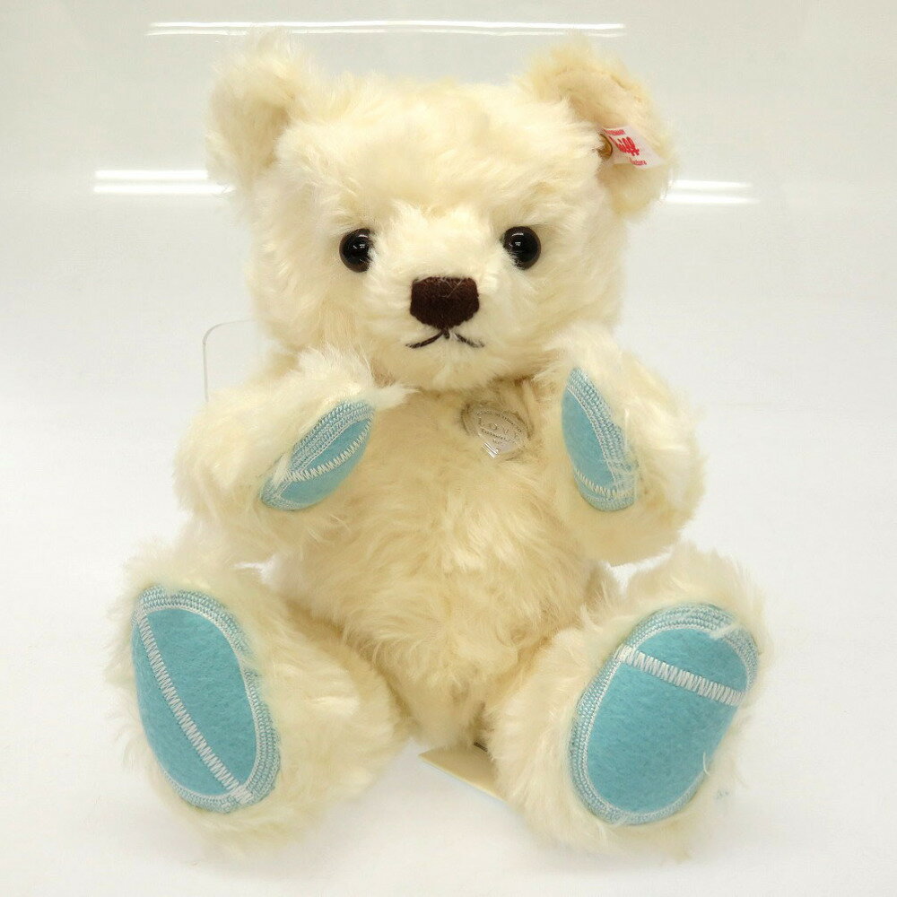未使用 ティファニー × シュタイフ リターントゥ ラブ テディベア RETURN TO TIFFANY LOVE TEDDY BEAR ぬいぐるみ モヘア コットン ホワイト 0016 【中古】 TIFFANY&Co. × Steiffのサムネイル