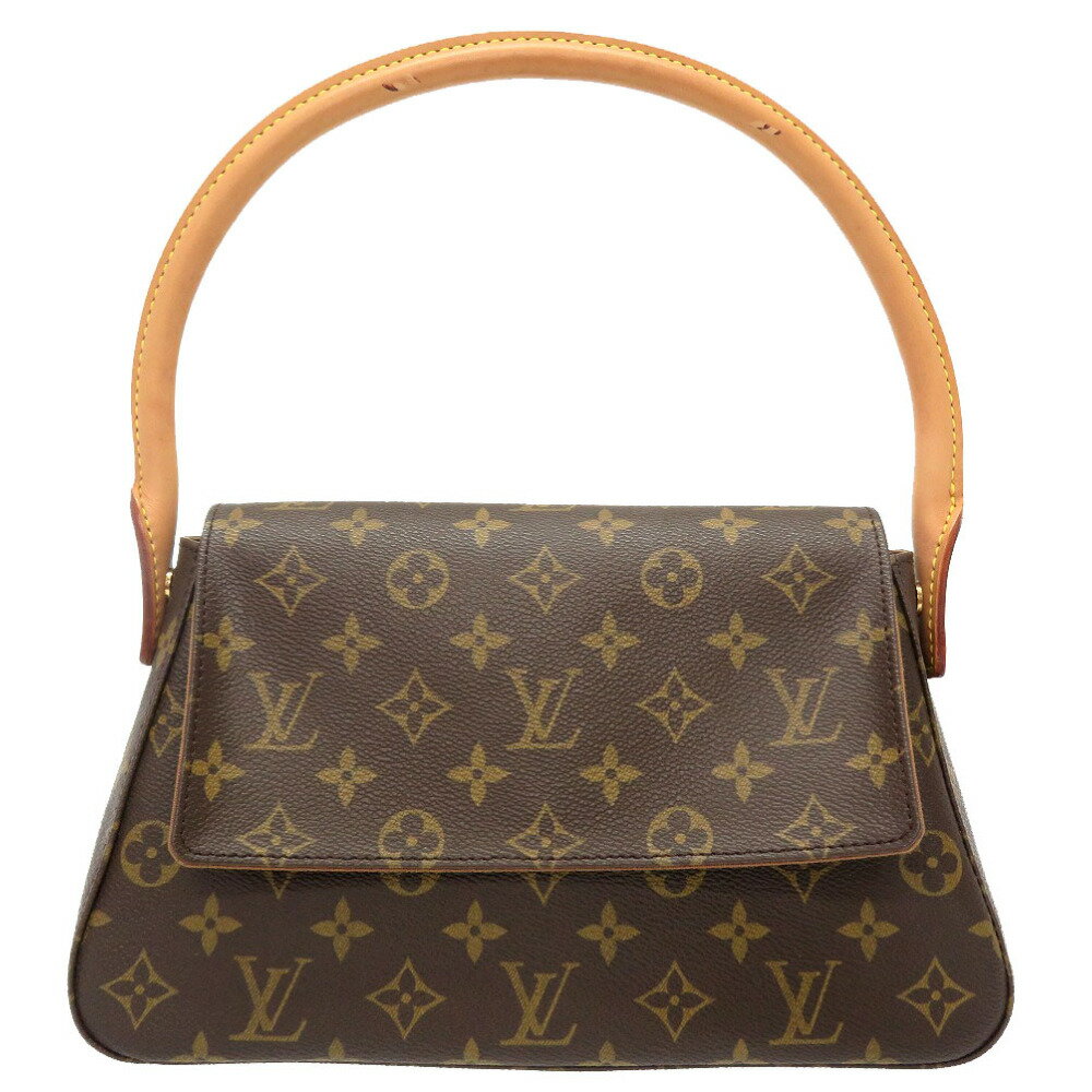 美品 ルイ ヴィトン モノグラム ミニルーピング M51147 ハンドバッグ バッグ LV 0015 【中古】 LOUIS VUITTON