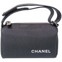 新品同様 シャネル ナイロン ポーチ ヴィンテージ 5番台 グレー 0047【中古】CHANEL