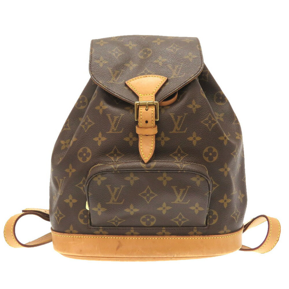 ルイ ヴィトン モノグラム モンスリMM M51136 リュックサック バッグ LV 0189 【中古】 LOUIS VUITTON