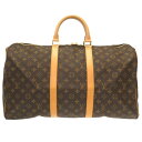 ルイ ヴィトン モノグラム キーポル50 M41426 ボストンバッグ バッグ LV 0072 【中古】 LOUIS VUITTON メンズ