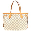 ルイ ヴィトン ダミエ アズール ネヴァーフルPM N51110 トートバッグ バッグ LV 0038 【中古】 LOUIS VUITTON