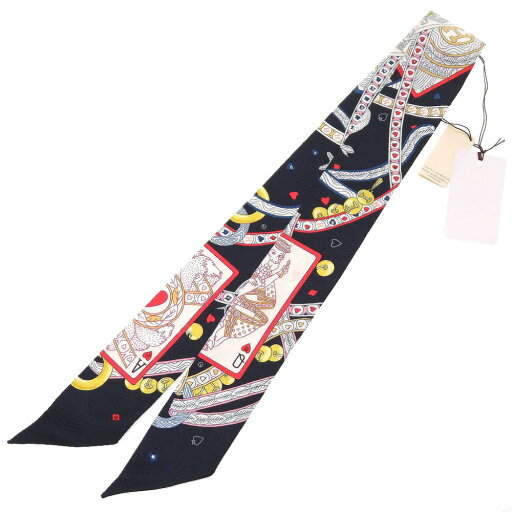 未使用 エルメス ツイリー ビジュー ピケ ハートのクイーン DAME DE COEUR シルク ブラック レッド 黒 赤 スカーフ 0126【中古】HERMES 未使用 エルメス ツイリー ビジュー ピケ ハートのクイーン DAME DE COEUR シルク ブラック レッド 黒 赤 スカーフ 0126【中古】HERMES