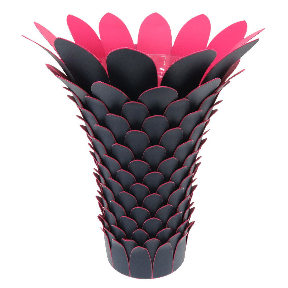 未使用 ルイ ヴィトン トロピカリストの花瓶 GI0335 レザー ネイビー ピンク 花瓶 Tropicalist Vase LV 0051 【中古】 LOUIS VUITTON