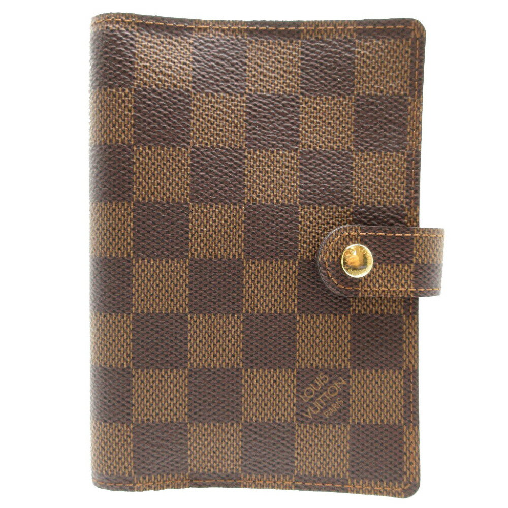 美品 ルイヴィトン ダミエ アジェンダPM R20700 ブラウン 茶 手帳カバー 0063【中古】LOUIS VUITTON