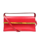 美品 ジェイアンドエムデヴィッドソン エレノア 2WAY レザー ゴールド金具 レッド ショルダーバッグ ハンドバッグ 0155【中古】J&M DAVIDSON(4)