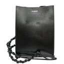 新品同様 ジルサンダー タングルスモール J07WG0001 レザー ブラック 黒 ショルダーバッグ 0734【中古】JILL SANDER