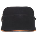 エルメス ボリードポーチ 20 PM キャンバス ブラック バッグ 黒 0506 【中古】 HERMES(4)